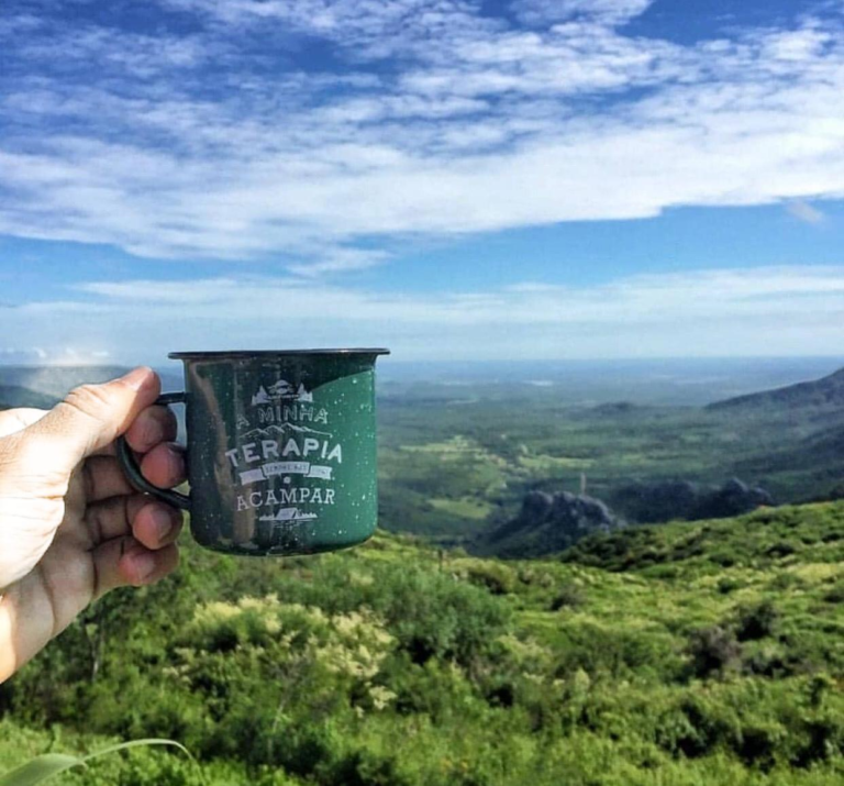 Caneca De Alum Nio Guepardo Esmaltada Ideal Para Manter L Quidos